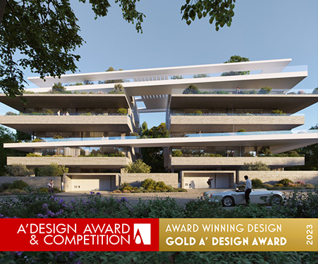 Χρυσό βραβείο A’ Design Award  κατέκτησε η Potiropoulos+Partners για το έργο Cascading Terraces Residential Building