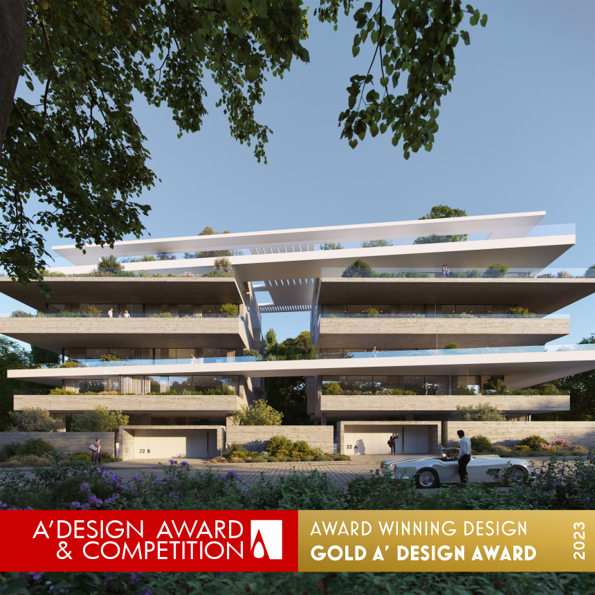 Χρυσό βραβείο A’ Design Award  κατέκτησε η Potiropoulos+Partners για το έργο Cascading Terraces Residential Building