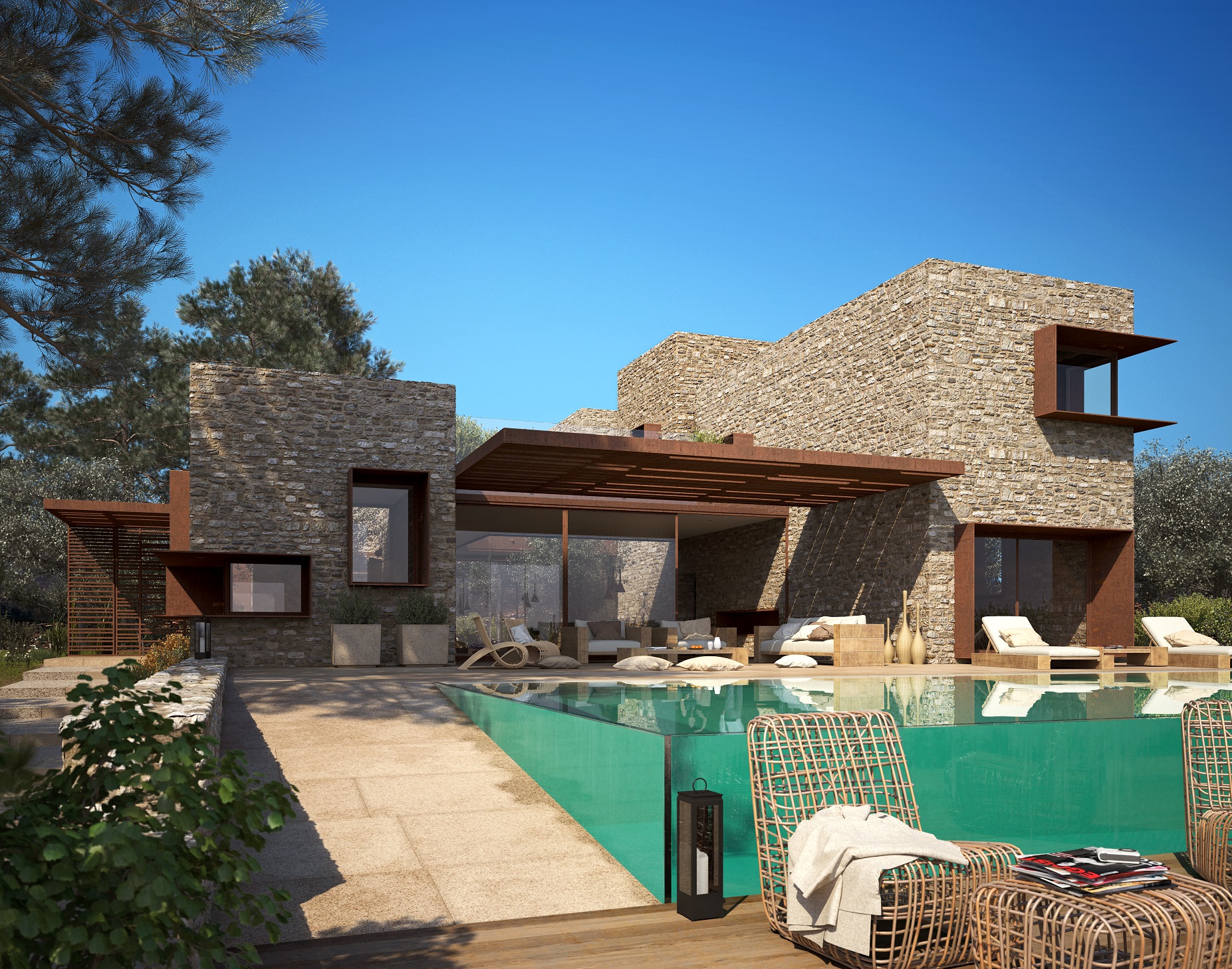 Home stratosphere publishes Panorama Villa (Costa Navarino)