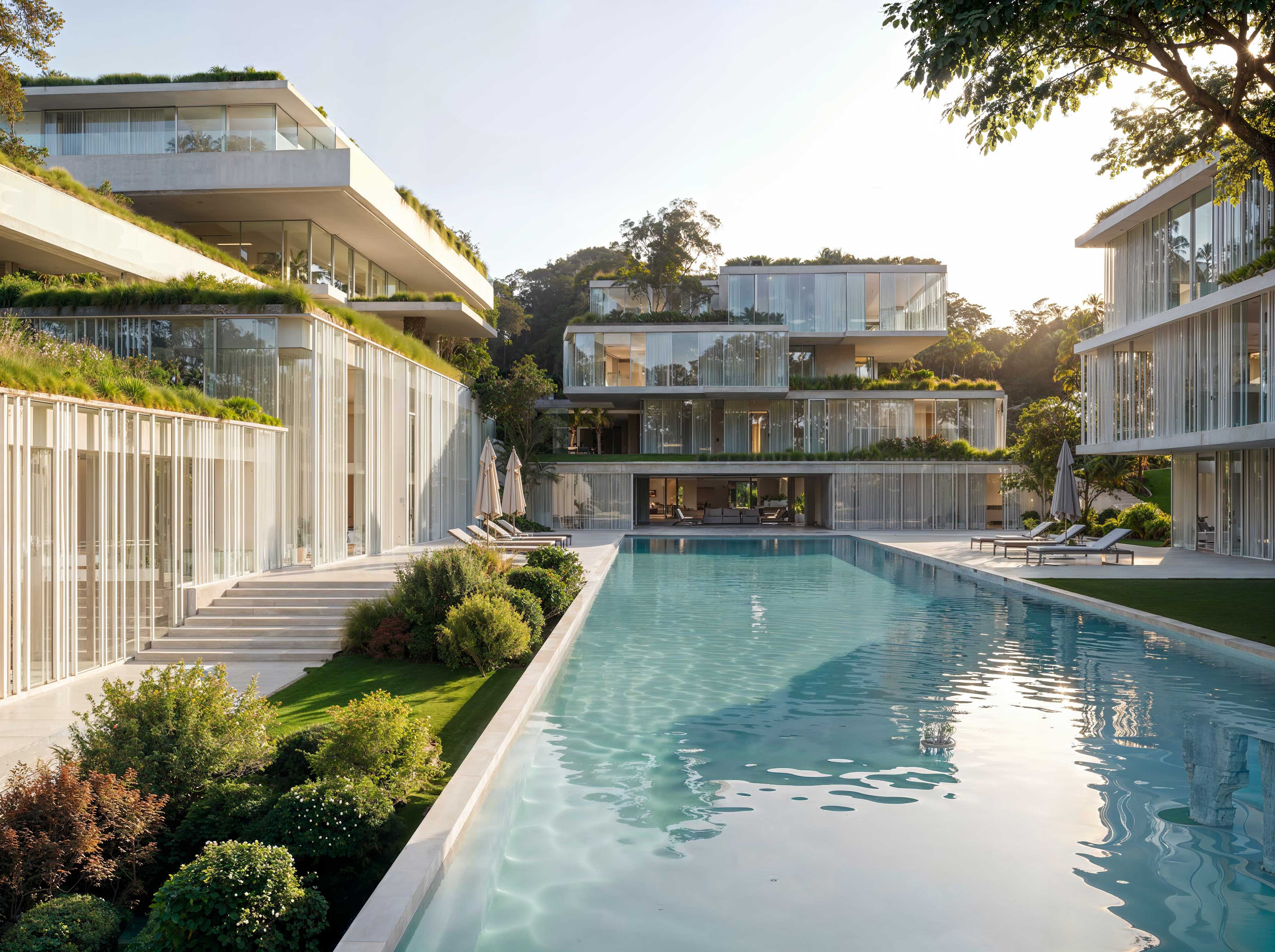 Layered Ground – Residential Landscape in Lucerne, Switzerland image 3