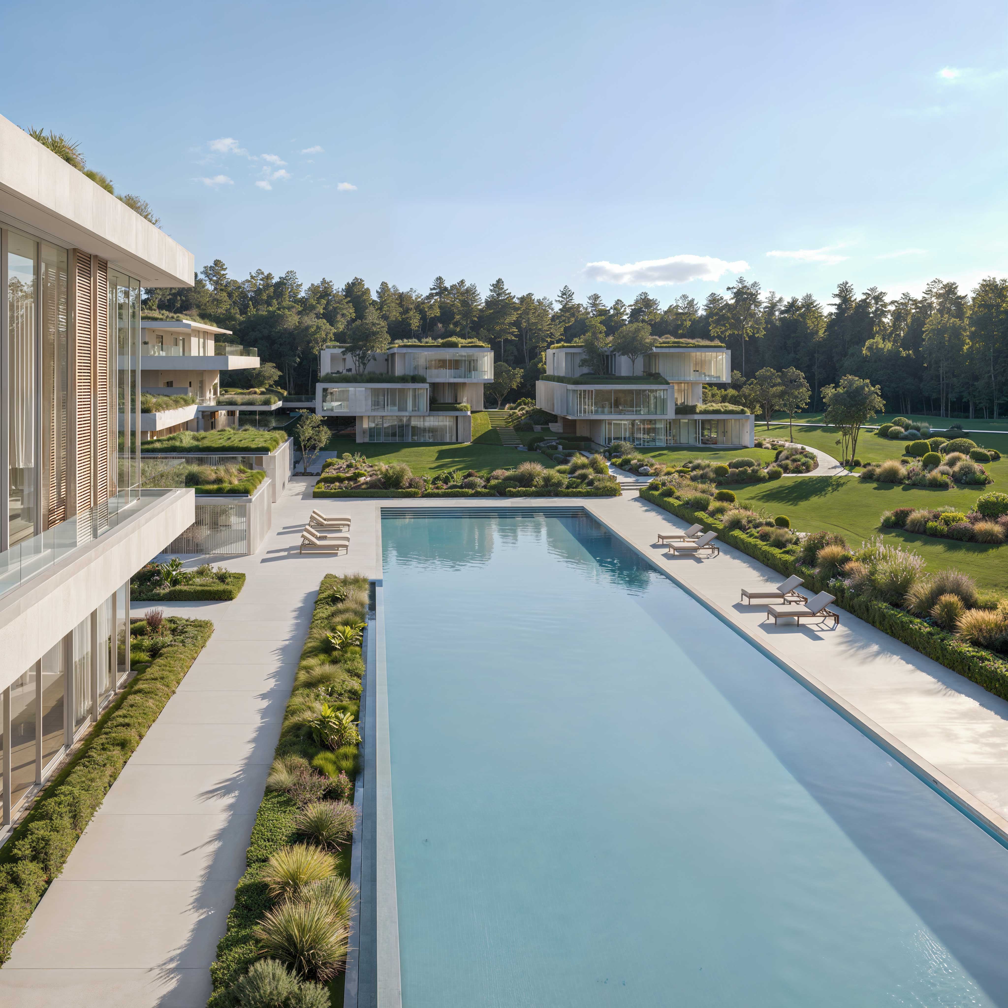 Layered Ground – Residential Landscape in Lucerne, Switzerland image 6